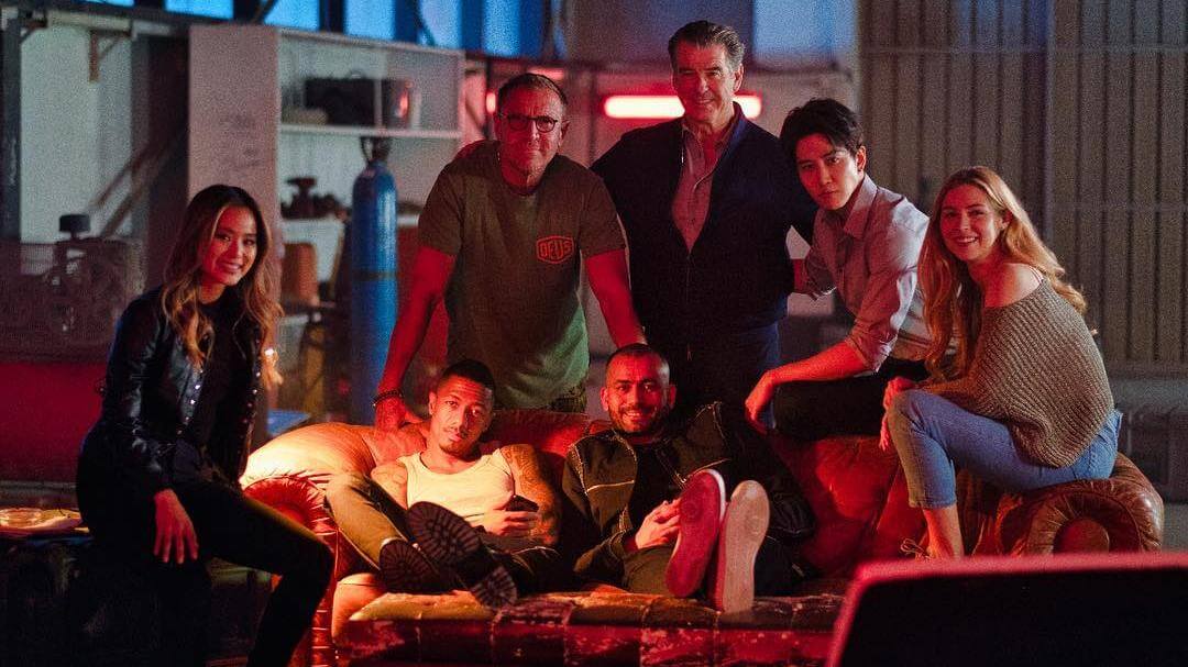 Pierce Brosnan shares a glimpse of ‘The Misfits’ set in Abu Dhabi
